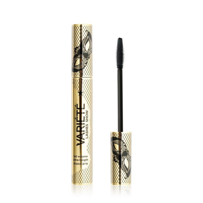 Тушь для ресниц объемная EVELINE Cosmetics Variete Lashes Show, черная, 10 мл