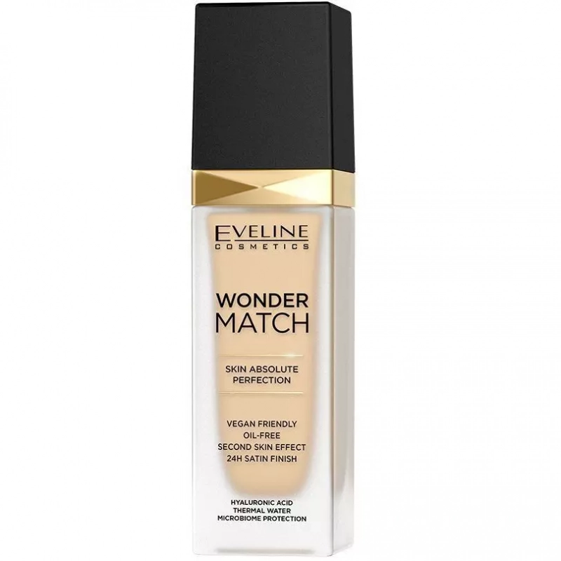 Основа тональная EVELINE Cosmetics Wonder Match адаптирующая 05 Light Porcelain, 30 мл