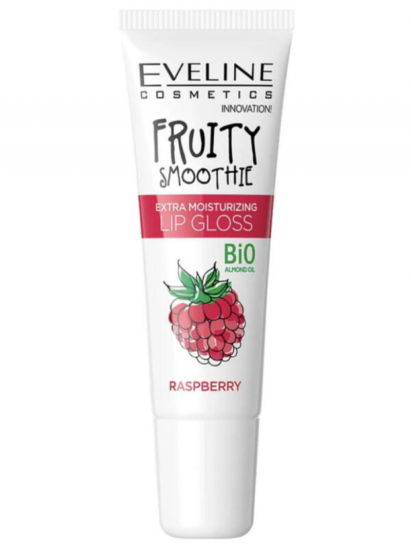Блеск для губ EVELINE Fruity Smoothie Blackberry экстраувлажняющий, 12 мл