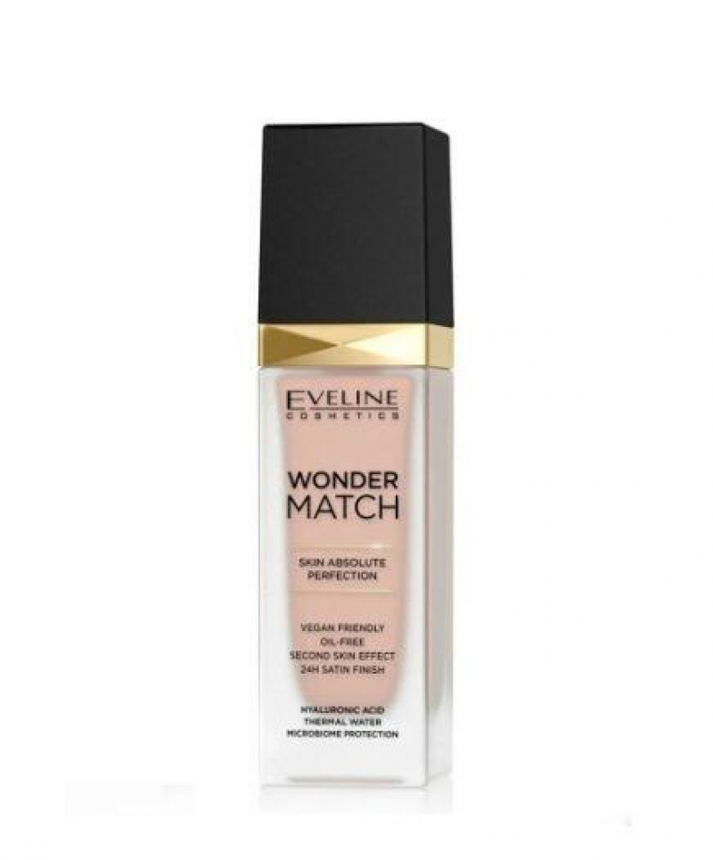 Основа тональная EVELINE Cosmetics Wonder Match адаптирующая 35 beige, 30 мл