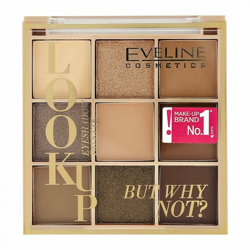 Палетка теней для век EVELINE LOOK UP But Why Not