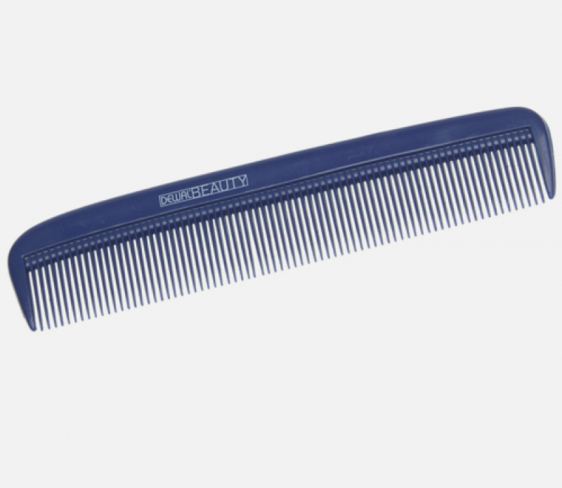 DEWAL/ Дюваль Расческа Dewal Beauty карманная, синяя 12,4 см