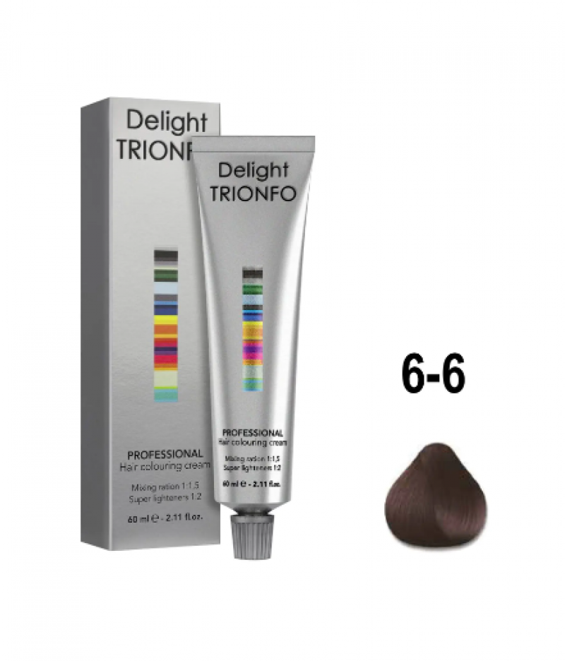 Constant Delight Крем-краска Delight TRIONFO 6-6 Темный русый шоколадный 60 мл