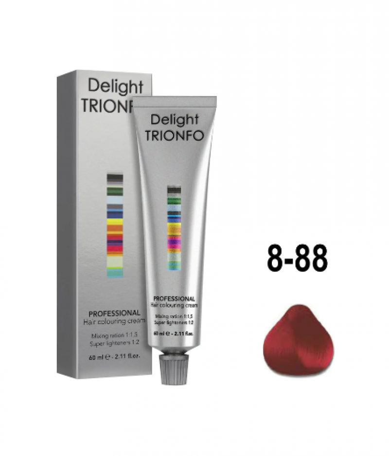 Constant Delight Крем-краска Delight TRIONFO 8-88 Светлый русый интенсивный красный 60 мл
