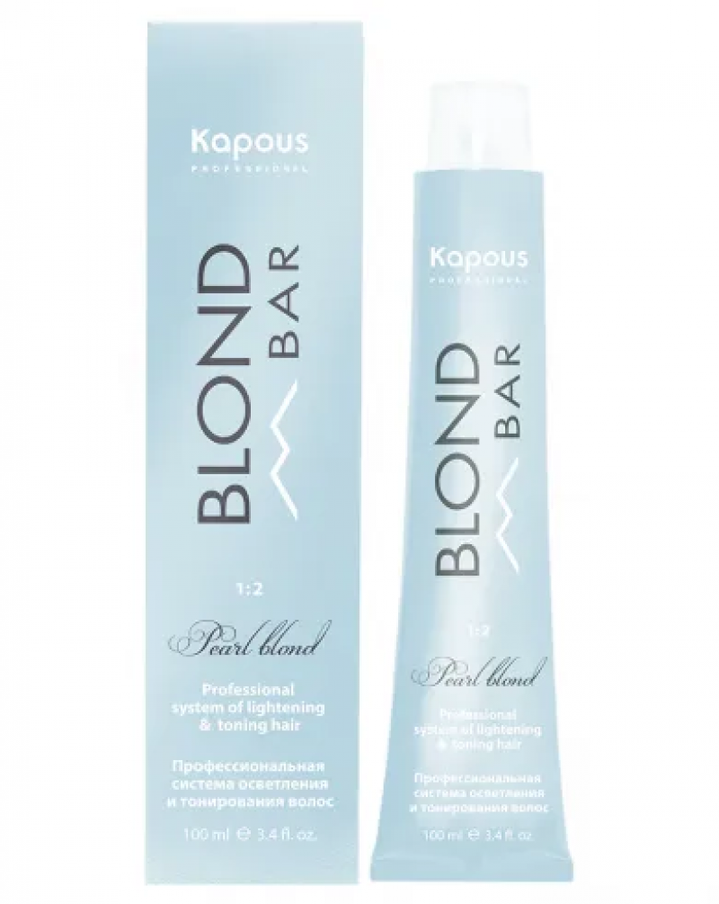 Kapous/Капус BB 01 Корректор пепельный, крем-краска для волос с экстрактом жемчуга серии 