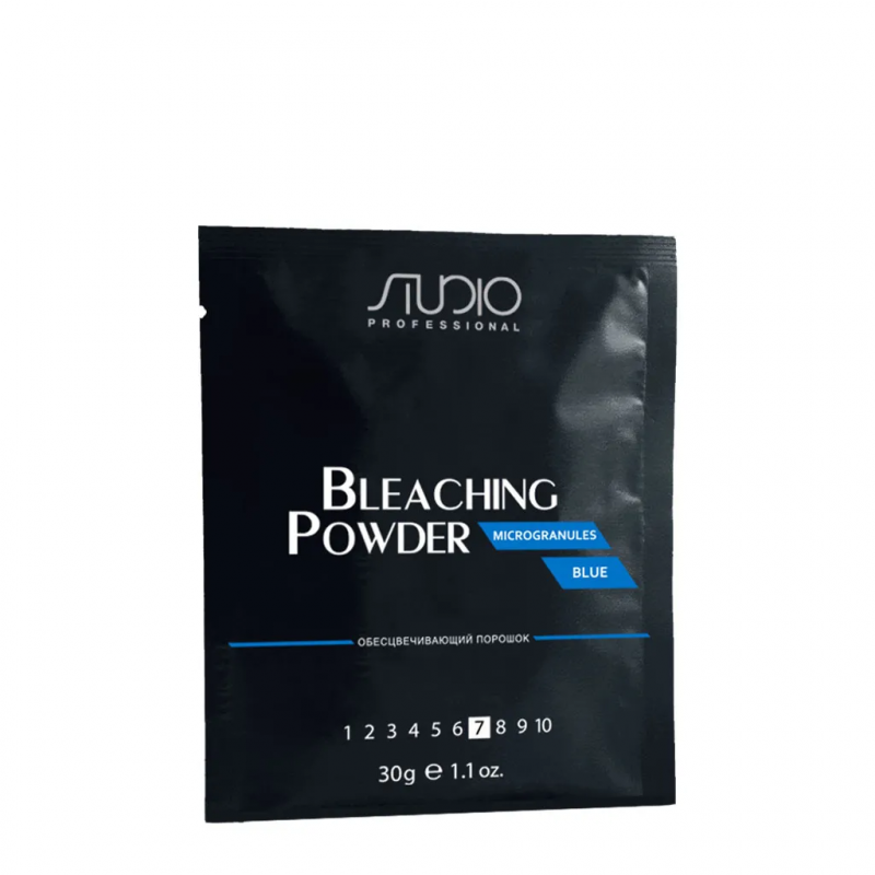 Обесцвечивающий порошок Kapous/Капус для волос Microgranules Blue, 30 г