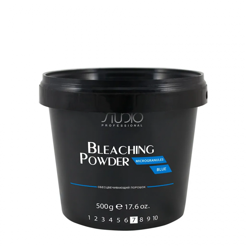Обесцвечивающий порошок Kapous/Капус для волос Microgranules Blue, 500 г
