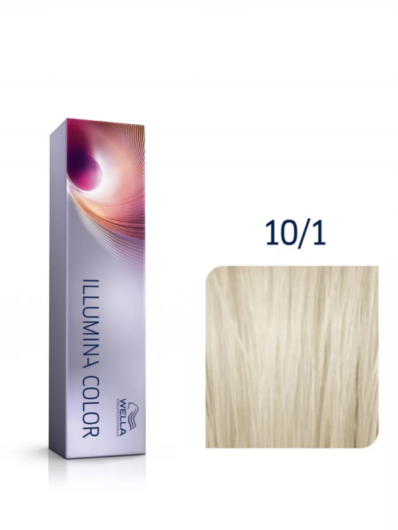 Wella Professionals Illumina 10/1 hell-lichtblond/asch 60ml I Крем-краска для волос, 60 мл
