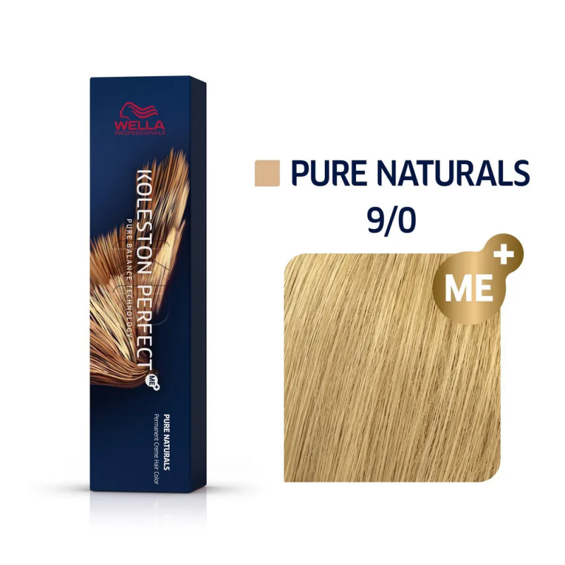 Wella Professionals Koleston Perfect Me+ Профессиональная стойкая крем-краска для волос 9/0 Очень светлый блонд натуральный, 60 мл