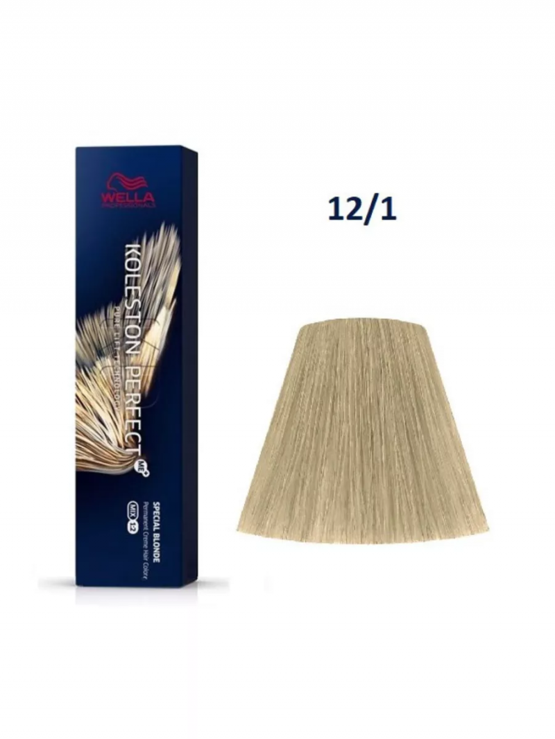Wella Professionals Koleston краска для волос 12/1 ПЕСОЧНЫЙ ультра яркий блонд пепельный 60 мл