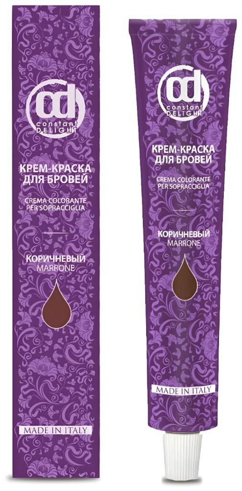 Constant Delight/ Констант Делайт Краска для бровей и ресниц Коричневый 22 мл