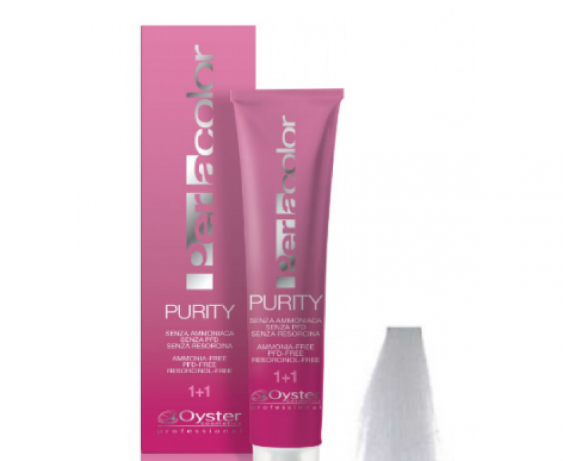 OYSTER/ Ойстер PURITY PERLA Полуперманентный безаммиачный краситель для волос PURITY PROFESSIONAL, 100 мл