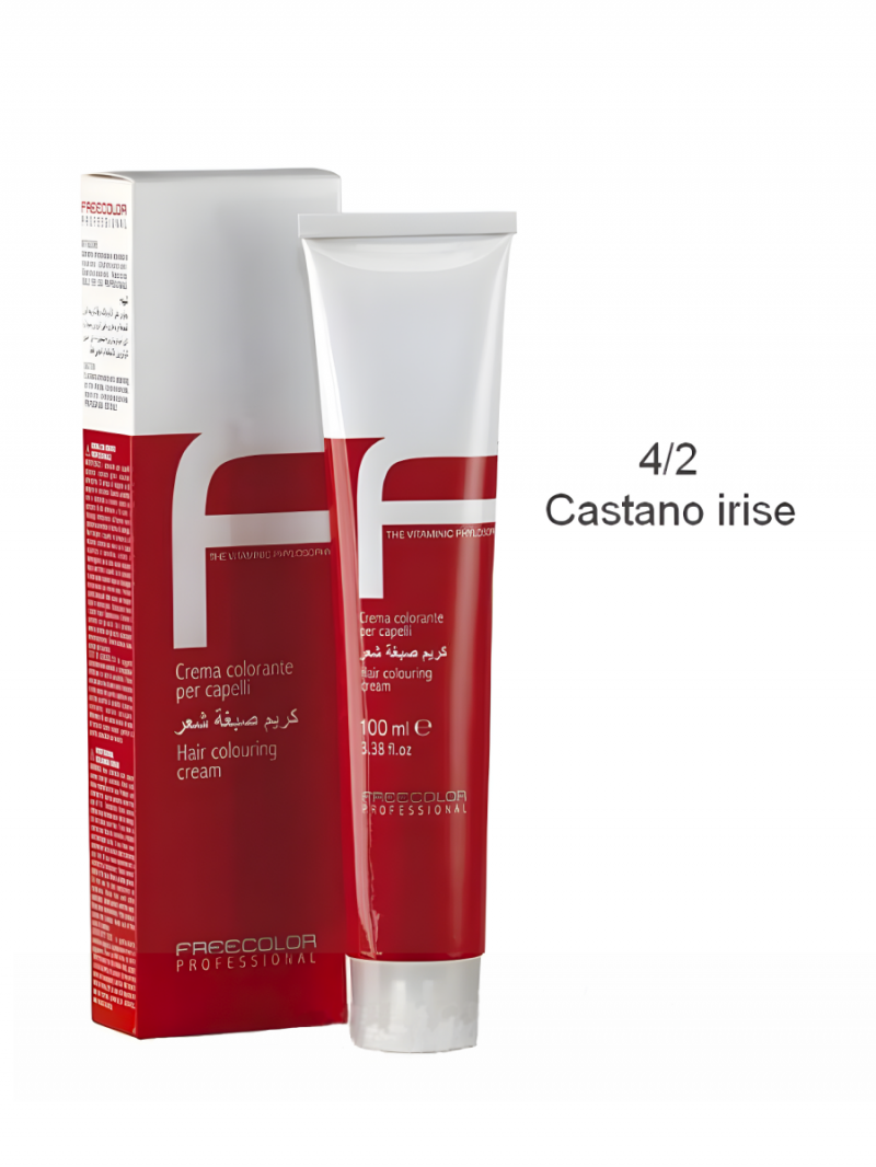 Крем-краска для волос FREECOLOR PROFESSIONAL, тон 4/2 Castano irise, 100 мл