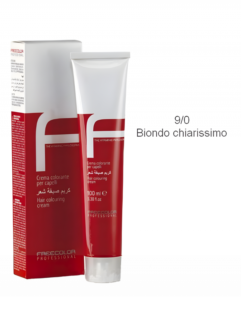 Крем-краска для волос FREECOLOR PROFESSIONAL, тон 9/0 Biondo chiarissimo, 100 мл