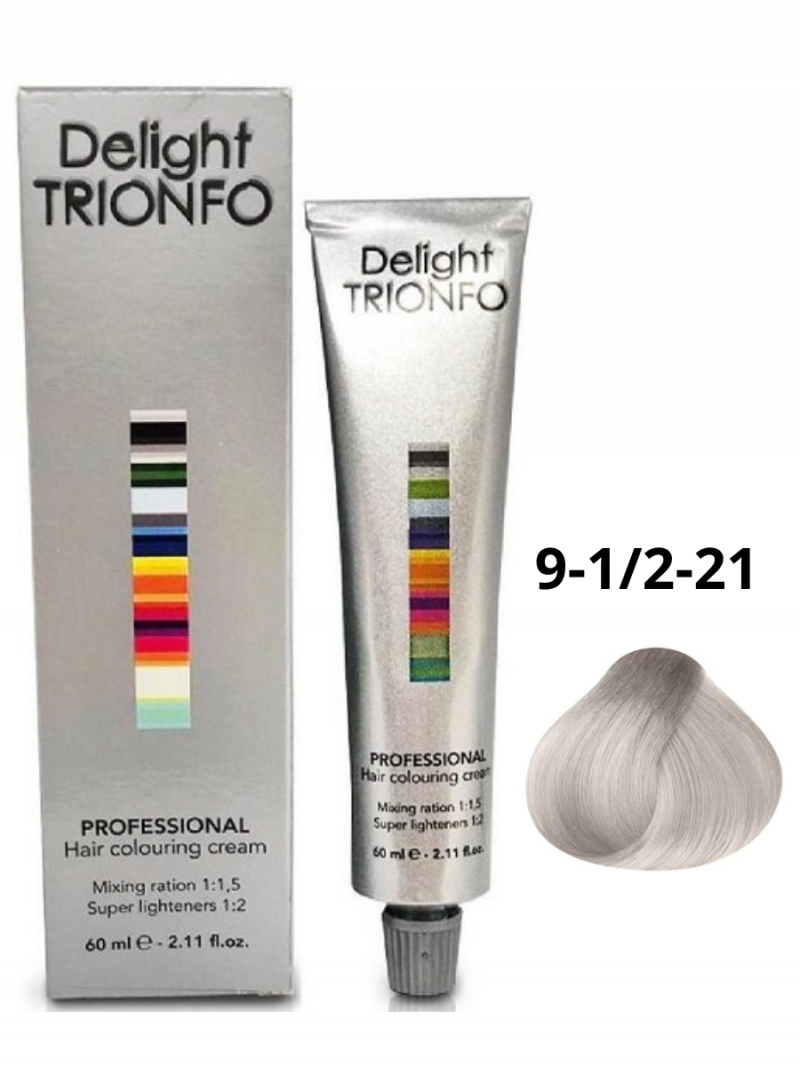 Constant Delight / Констант Делайт TRIONFO 9-1/2-21 стойкая крем-краска для волос пепельно-жемчужный 60 мл.
