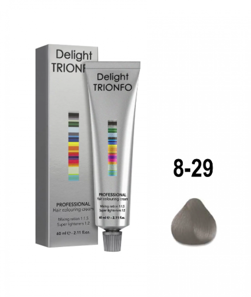 Constant Delight Крем-краска Delight TRIONFO 8-29 Светлый русый пепельно-фиолетовый 60 мл