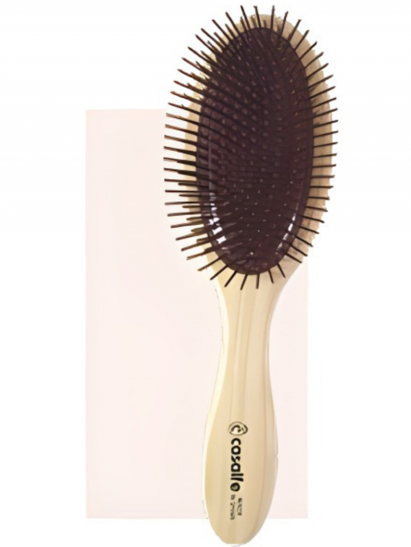 Деревянная овальная щетка DETANGLE CUSHION OVAL BRUSH. COMB & REVIVE Casalfe