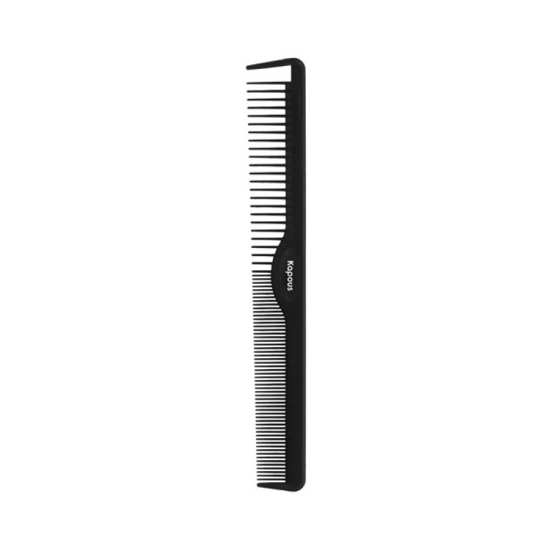 2450 Расческа парикмахерская Carbon fiber 212*28 мм Kapous