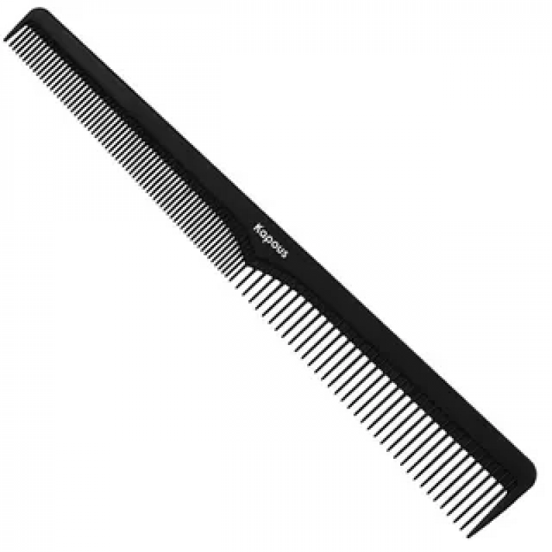 2451 Расческа парикмахерская Carbon fiber 183*25 мм Kapous