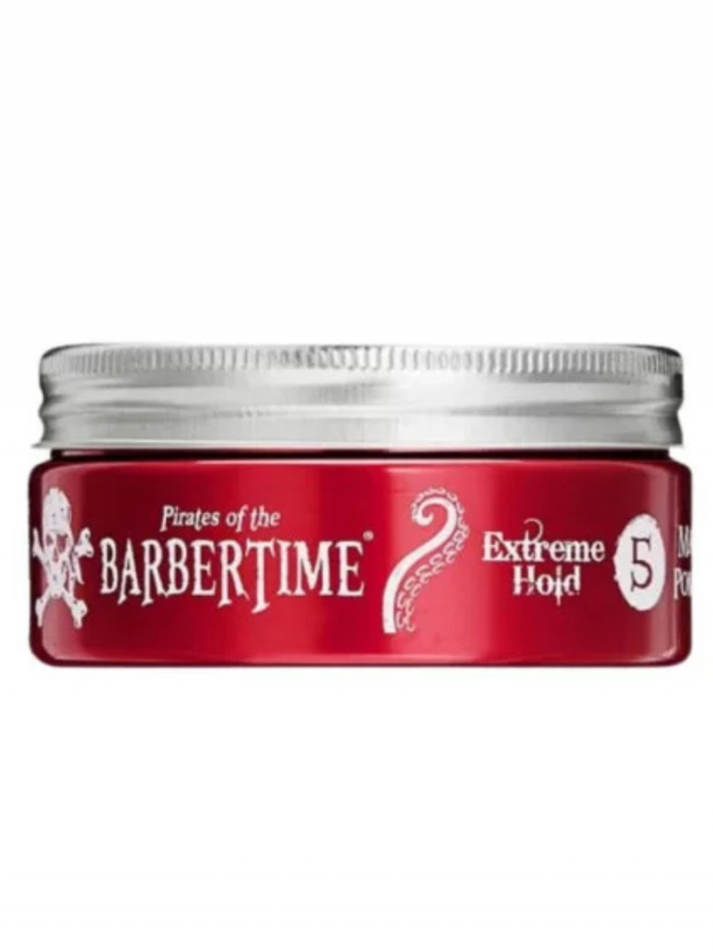 Помада для укладки волос Barbertime Extreme Hold полу-матовая 150 мл