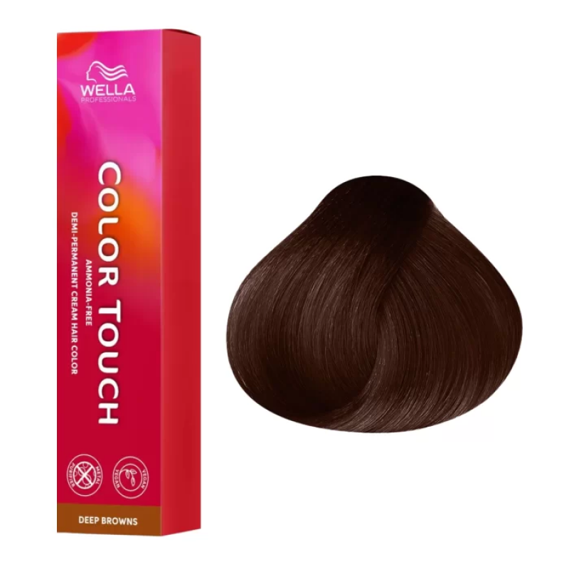 6/7.. Wella Велла КОЛОР ТАЧ морозно коричневый Краска для волос 60 мл