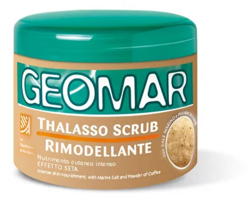 Талассо скраб моделирующий с гранулами кофе GEOMAR, 600 мл