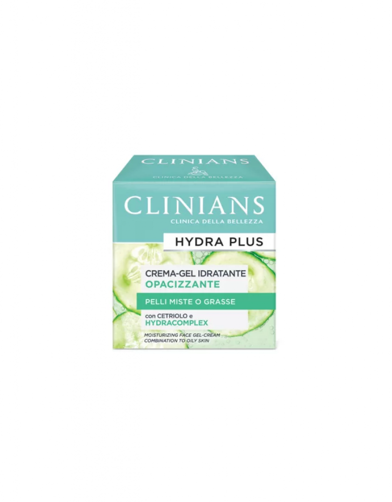 Увлажняющий крем для лица HYDRA PLUS GEL для сухой и чувствительной кожи CLINIANS, 50 мл