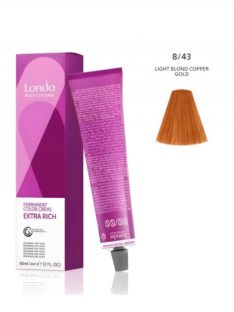 Londa/ Лонда 8/43 Londakolor стойкая крем-краска для волос со специальными микросферами 60мл