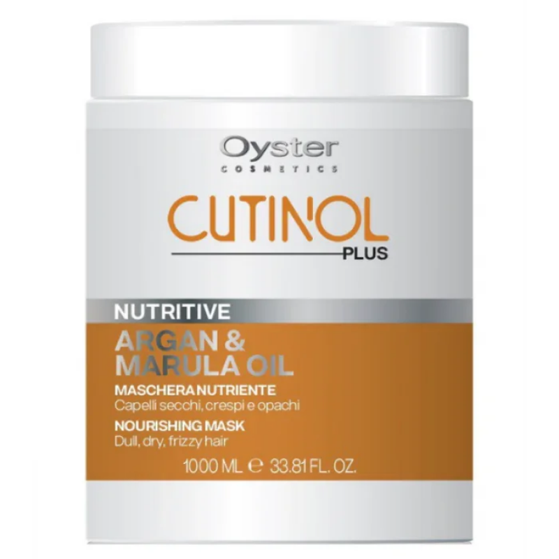 Oyster/Ойстер Маска питательная с маслами арганы, марулы CUTINOL PLUS NUTRITIVE MASK 1000 мл