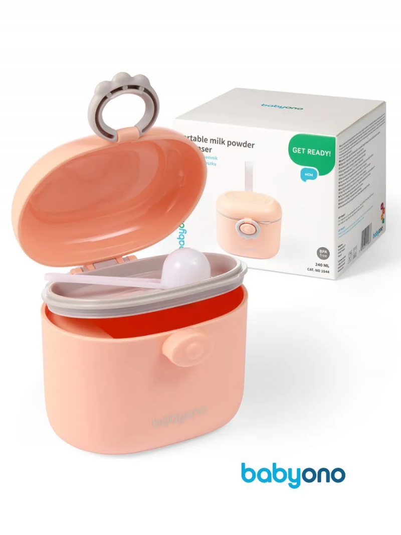 Портативный дозатор молочной смеси с ложкой, Babyono Бэбионо