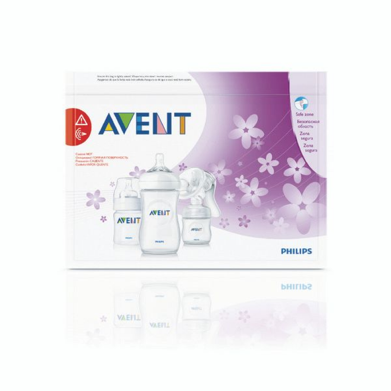 Пакеты для стерилизации в микроволновой печи Philips Avent Филипс Авент (уп. 5 штук)