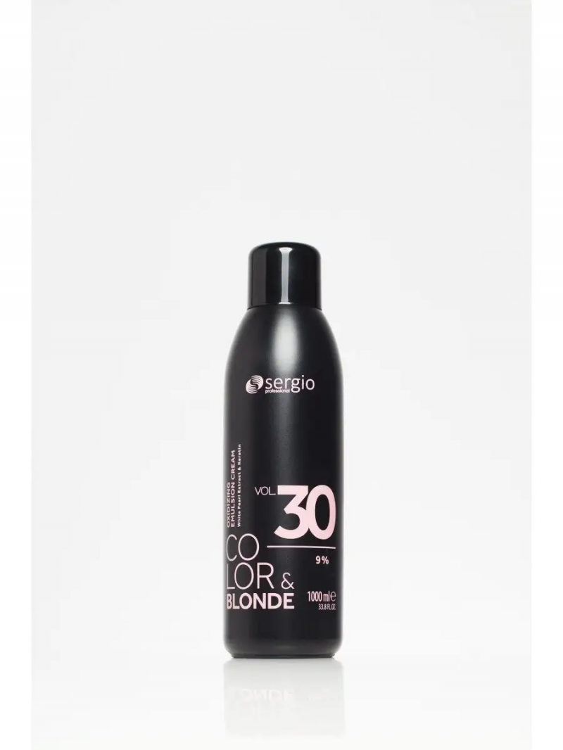 Sergio Professional Крем-окислитель 9% COLOR&BLONDE (30vol) 1000мл