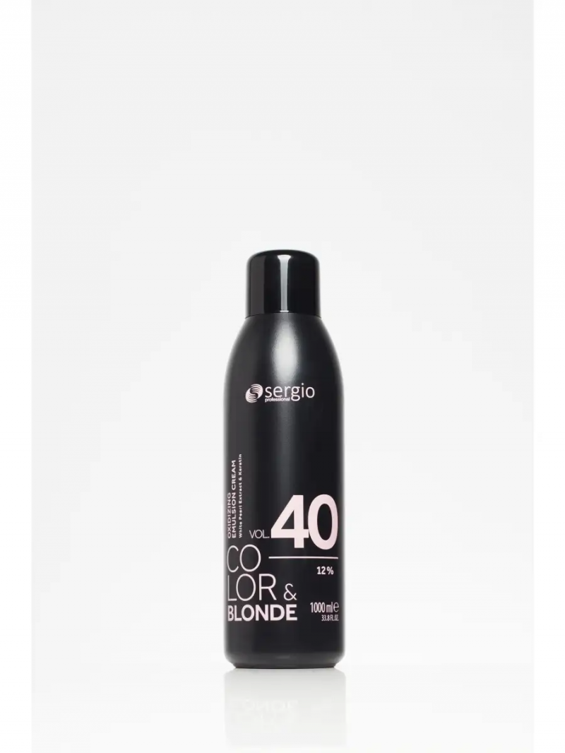 Sergio Professional Крем-окислитель 12% COLOR&BLONDE (40vol) 1000мл
