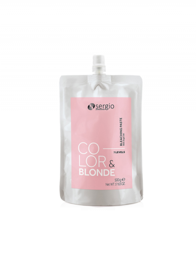 Sergio Professional Обесцвечивающая паста COLOR&BLONDE 500г