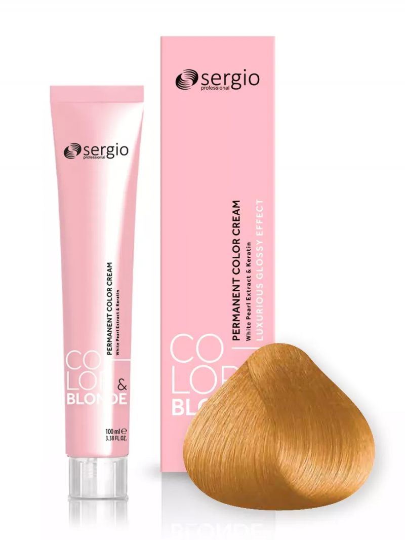 Sergio Professional Краска для волос с кератином COLOR&BLONDE PASTEL&METALLIC тон APRICOT, 100 мл
