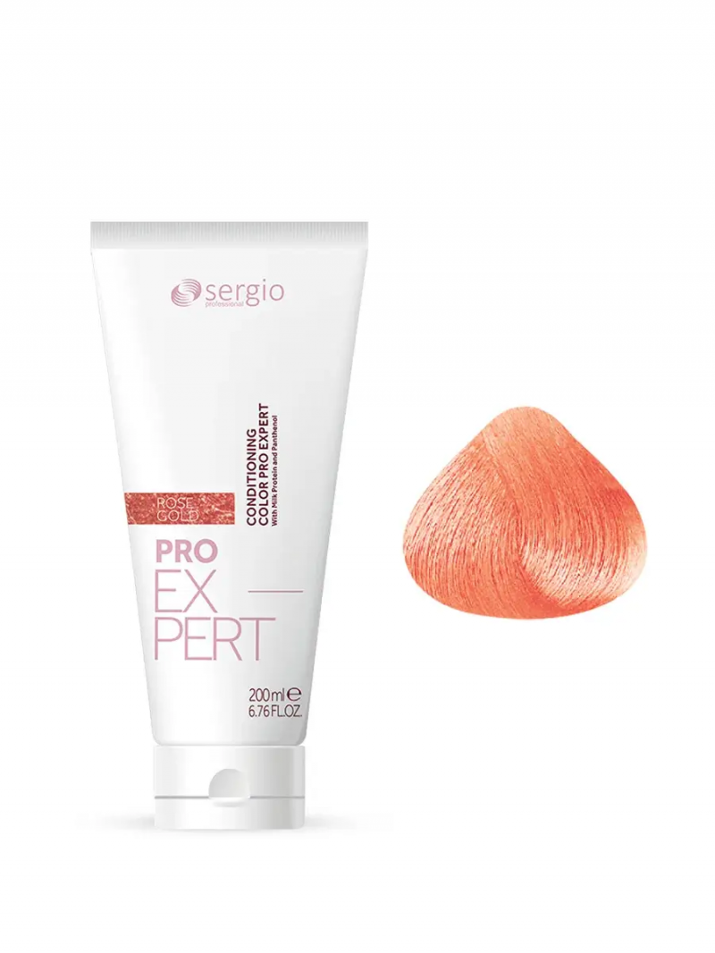 PRO EXPERT Оттеночный кондиционер ЗОЛОТАЯ РОЗА 200 мл sergio professional