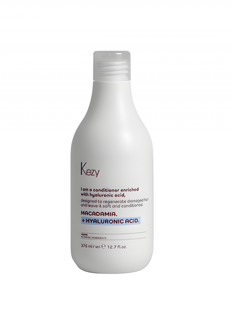 KEZY I am MACADAMIA+HYALURONIC ACID 375 мл Кондиционер для восстановления слабых и поврежденных волос