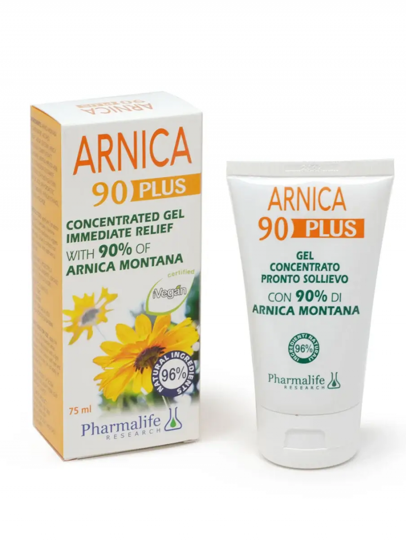 PHARMALIFE RESEARCH Arnica 90 plus Успокаивающий гель - концентрат с арникой Монтана для заживления ран 75мл