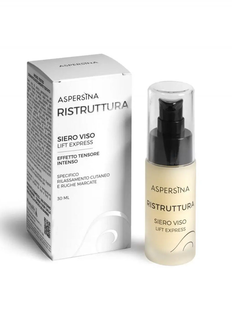Pharmalife Research ASPERSINA RISTRUTTURA SIERO VISO Lift Express Лифтинг сыворотка для лица интенсивная подтягивающая с муцином улитки и пептидами 30мл