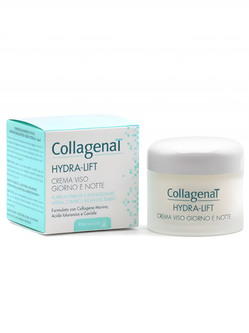 Pharmalife Research CollagenaT Hydra Lift Day Night Face Cream Крем увлажняющий день ночь с морским коллагеном, гиалуроновой кислотой и церамидами 50мл