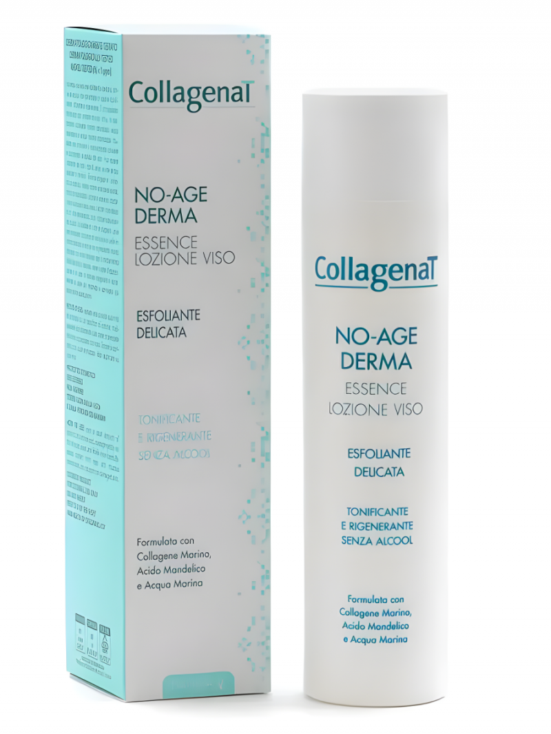 Pharmalife Research CollagenaT No Age Derma Essence Face Lotion Лосьон эксфолиант для лица тонизирующий, регенирирующий с морским коллагеном и миндальной кислотой 250мл