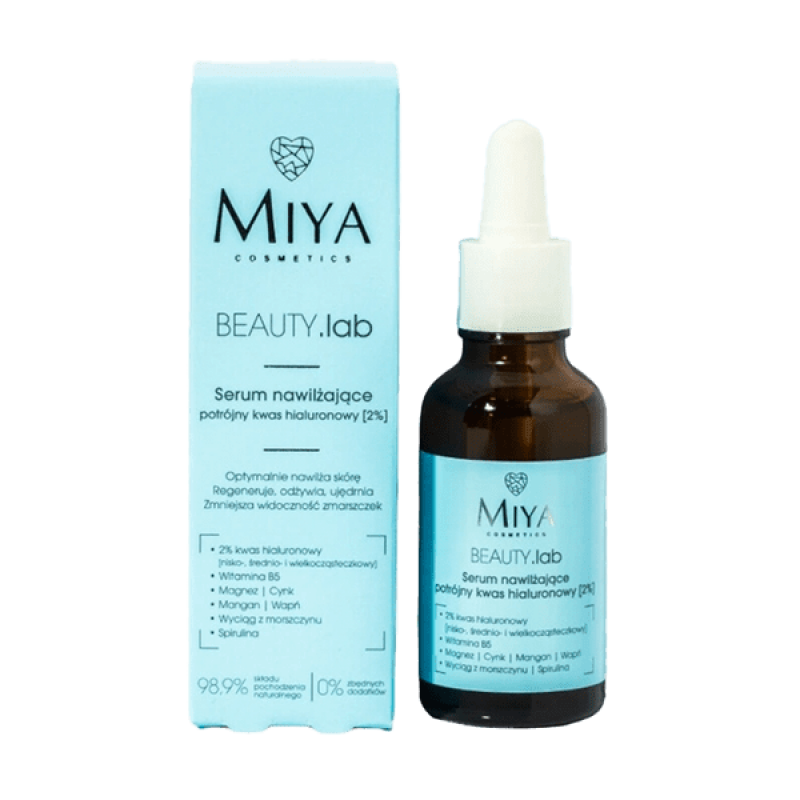 MIYA Мия BEAUTY.lab Увлажняющая сыворотка с тройной гиалуроновой кислотой [2%], 30 мл