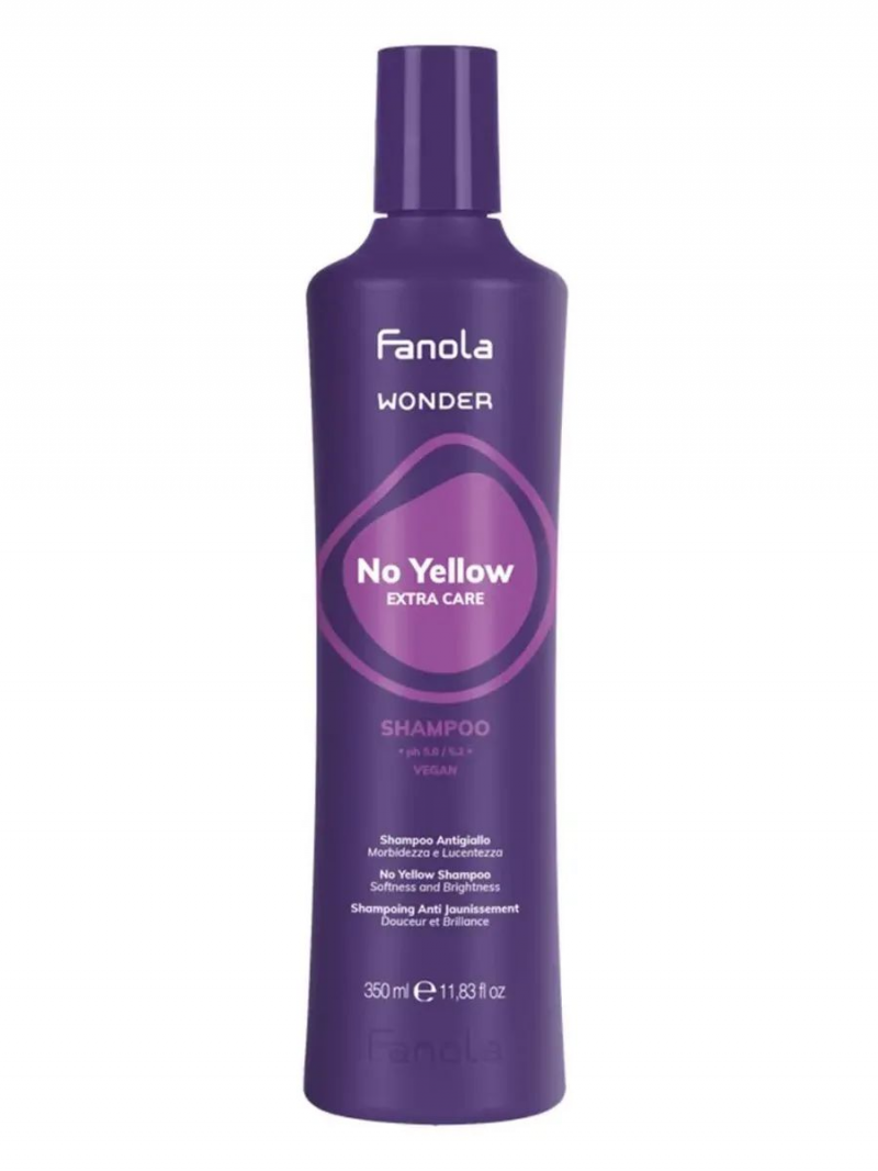 Fanola Фанола Wonder No Yellow Антижелтый шампунь для волос 350 мл.