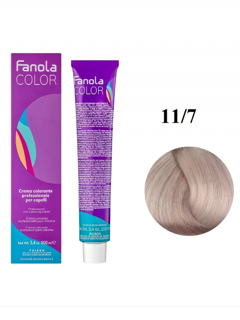 11.7 Fanola Фанола Крем-краска для волос 100 мл.