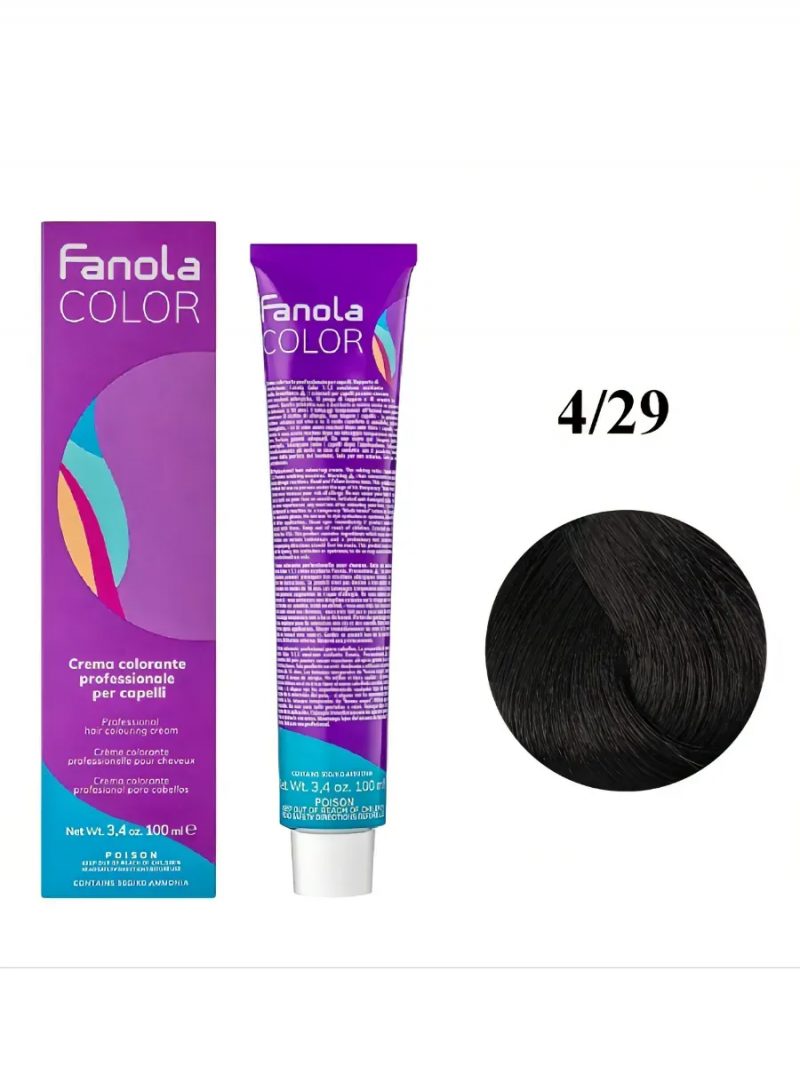 4.29 Fanola Фанола Крем-краска для волос 100 мл.