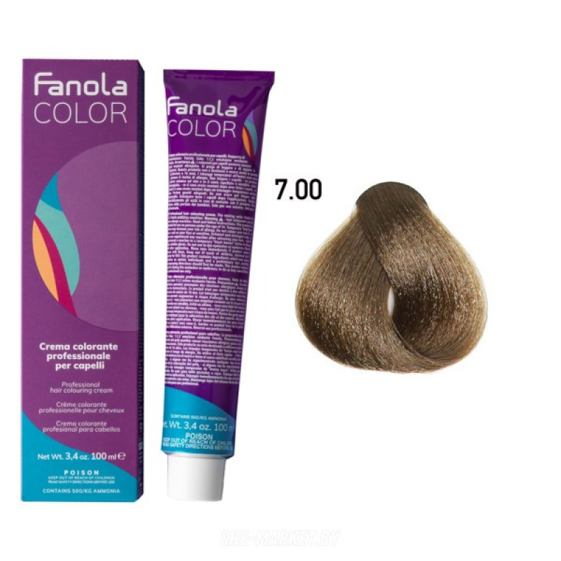 7.00 Fanola Фанола Крем-краска для волос 100 мл.