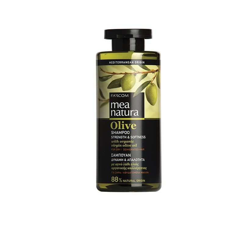 Farcom Фарком MEA NATURA Olive Шампунь с оливковым маслом для сухих и обезвоженных волос 300 мл.