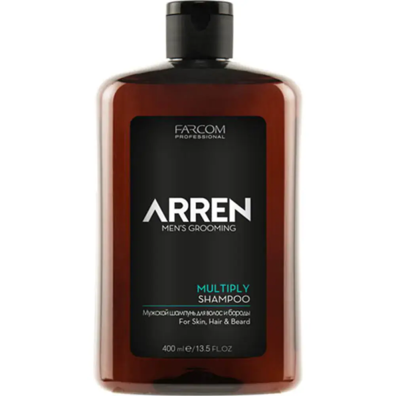 Farcom Фарком Professional ARREN Шампунь и гель д/душа MULTIPLY д/ волос, бороды и тела, 400 мл
