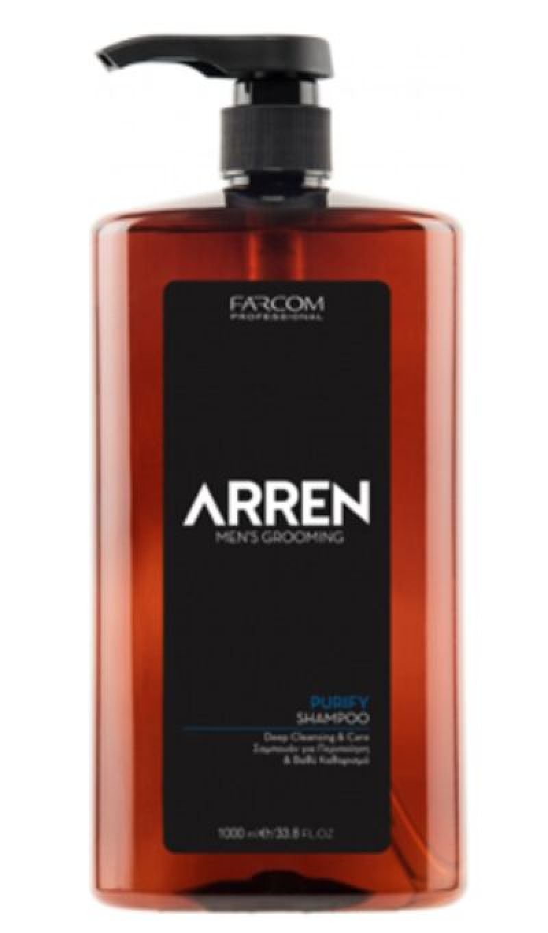 Farcom Фарком Professional ARREN Шампунь для волос PURIFY для ежедневного использования, 1000 мл