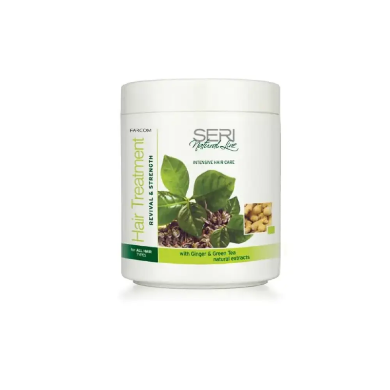 Farcom Фарком Professional Seri Natural Line Маска с экстрактами имбиря и зеленого чая 1000 мл.